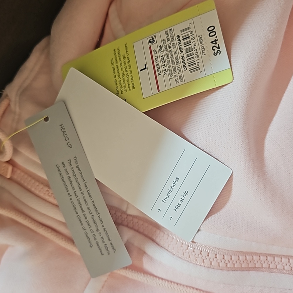 All-In-Motion Women's Hoodie Size L Peach - Picture 7 of 7